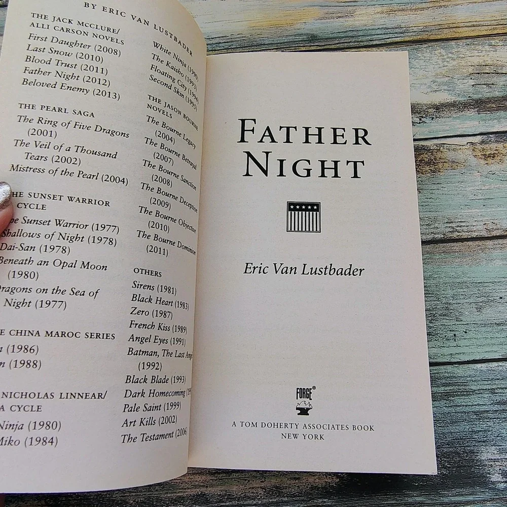 Father Night by Eric Van Lustbader 2013 Paperback Jack McClure Thriller Novel